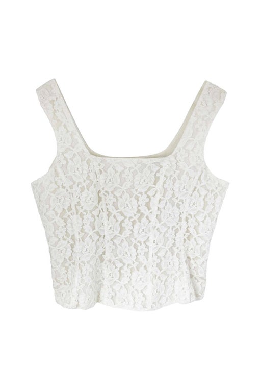 Lace bustier