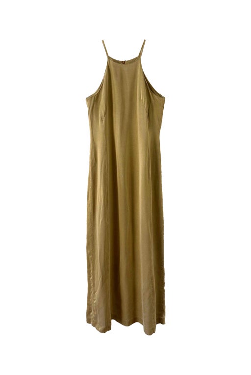 Cupro slip dress