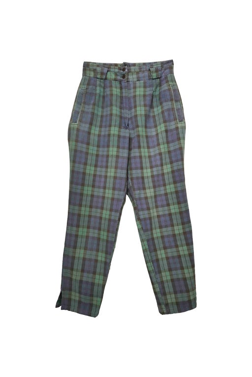 Plaid pants