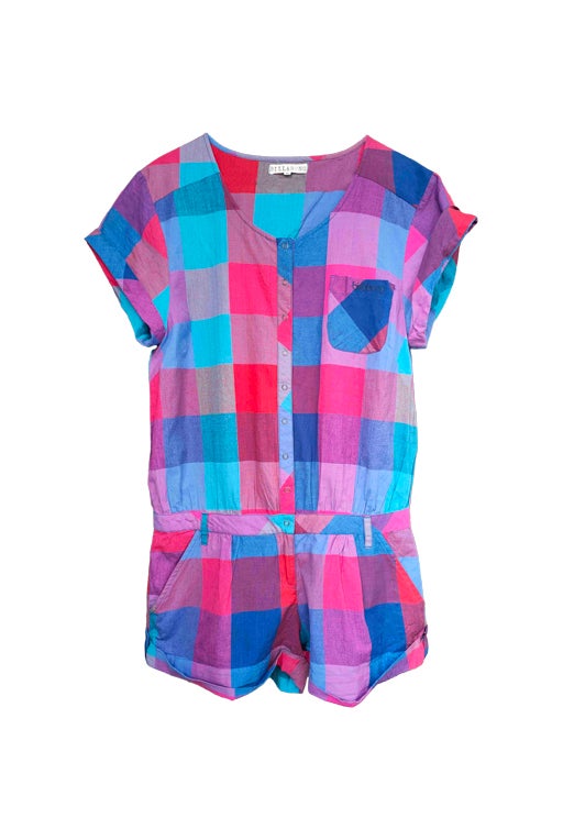 Combi-short en coton