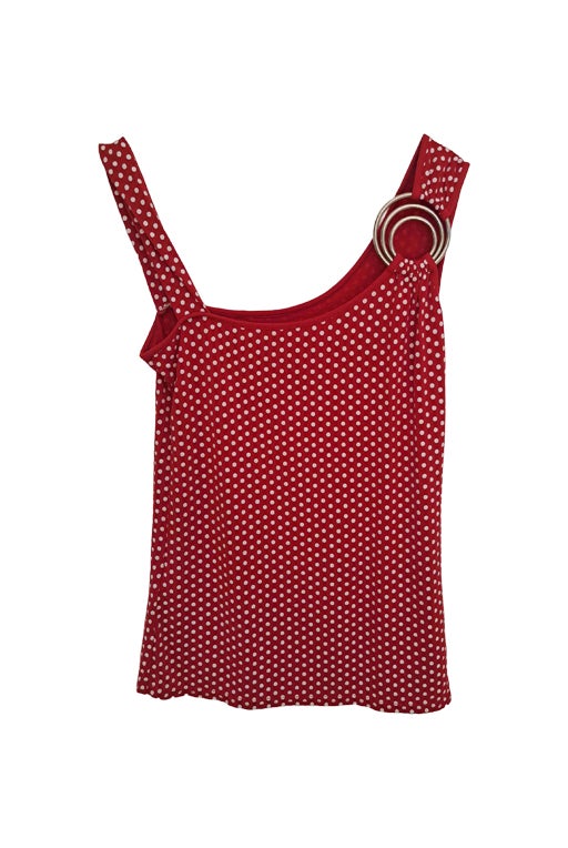 Polka dot top