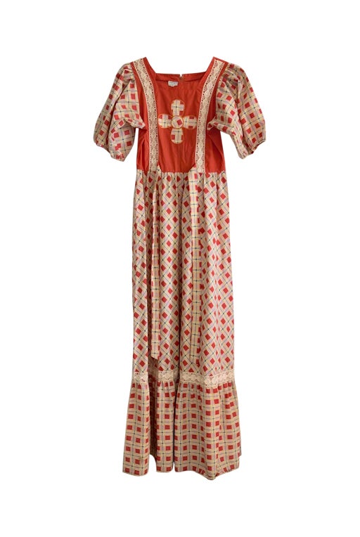 70s cotton dress
