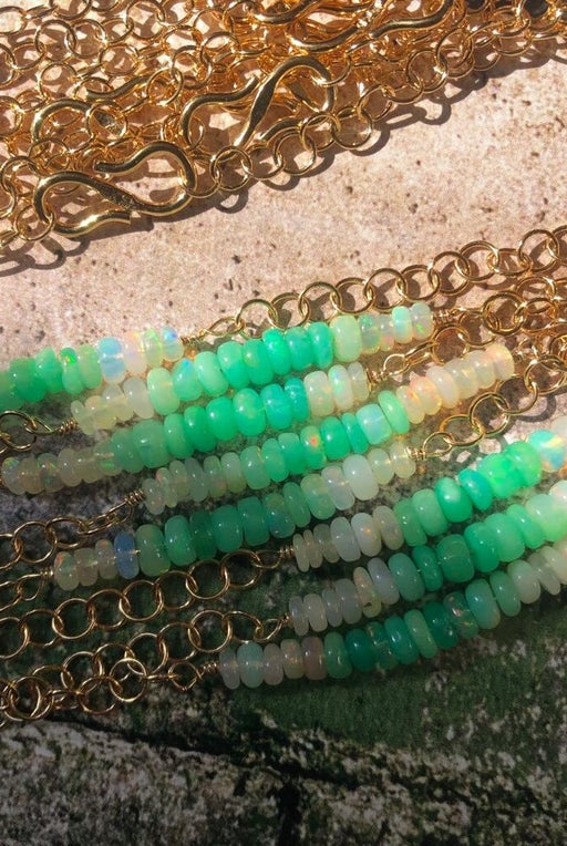 RAINBOW Necklace - Green