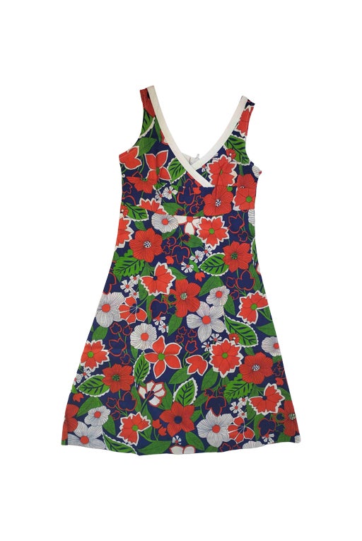 70s floral dress