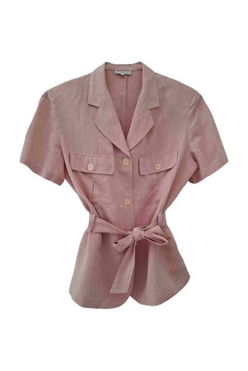 Linen safari jacket