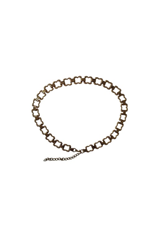 Metal chain belt