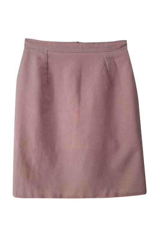 Gingham skirt