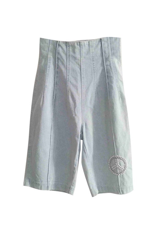 Denim Bermuda shorts