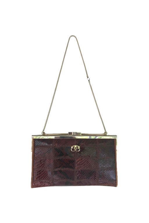 Sac à main cuir exotique
