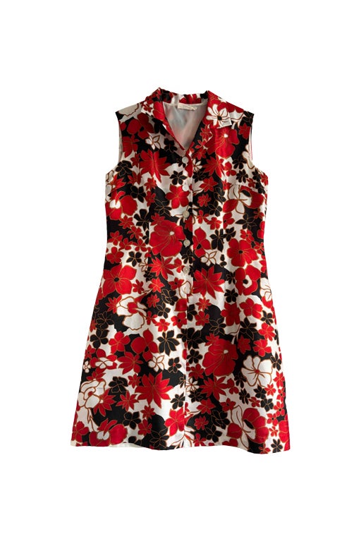 70s floral dress
