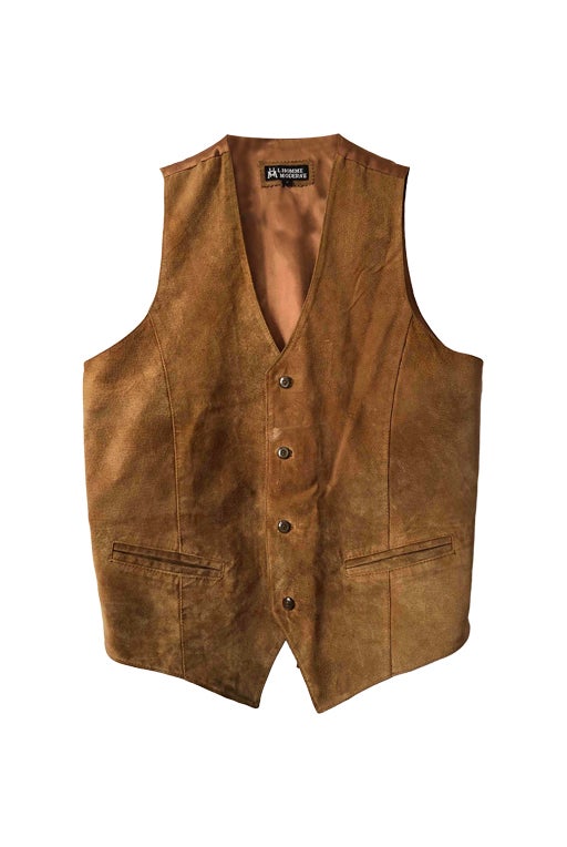 Leather vest