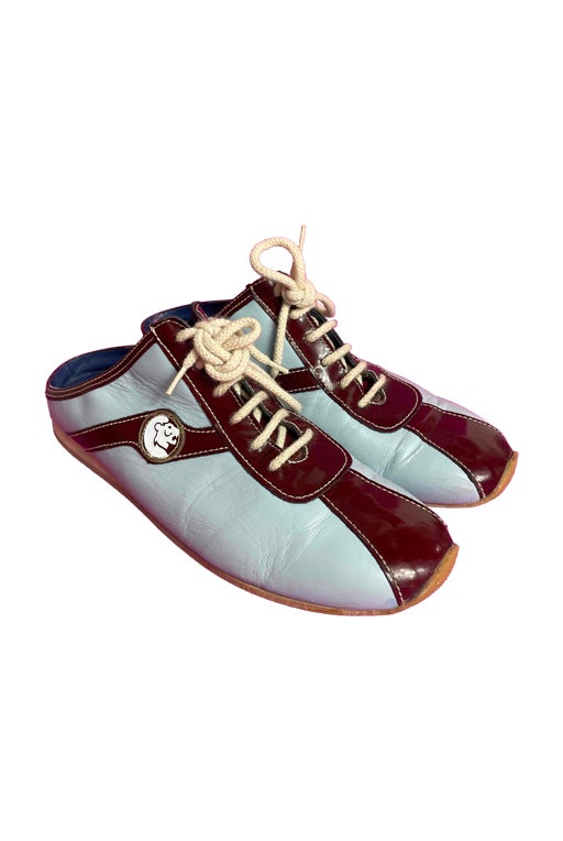 Leather mules