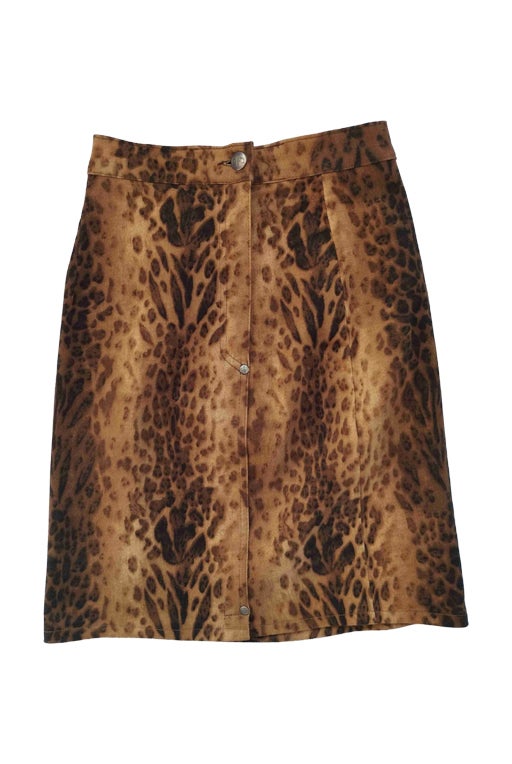 Leopard skirt