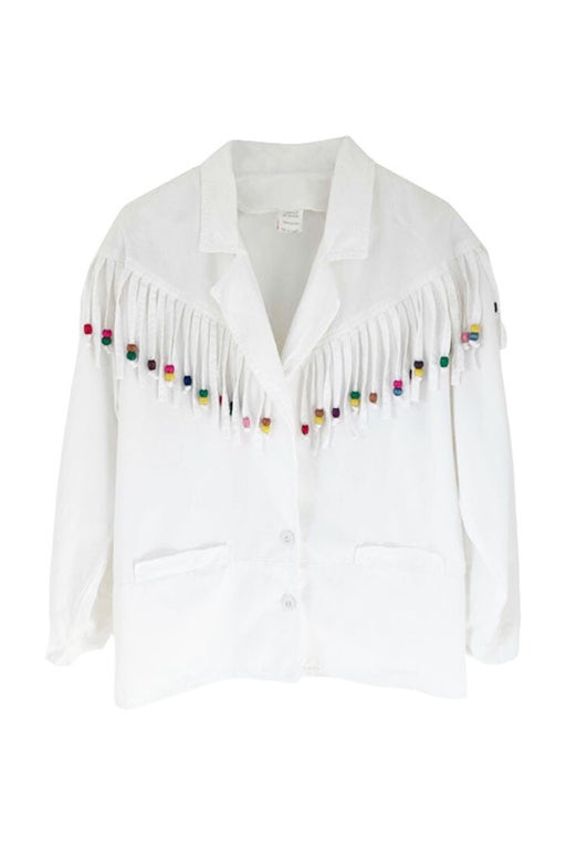 Veste à franges